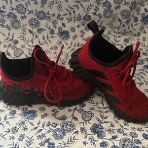 adidas Red and Black Kids Sneakers